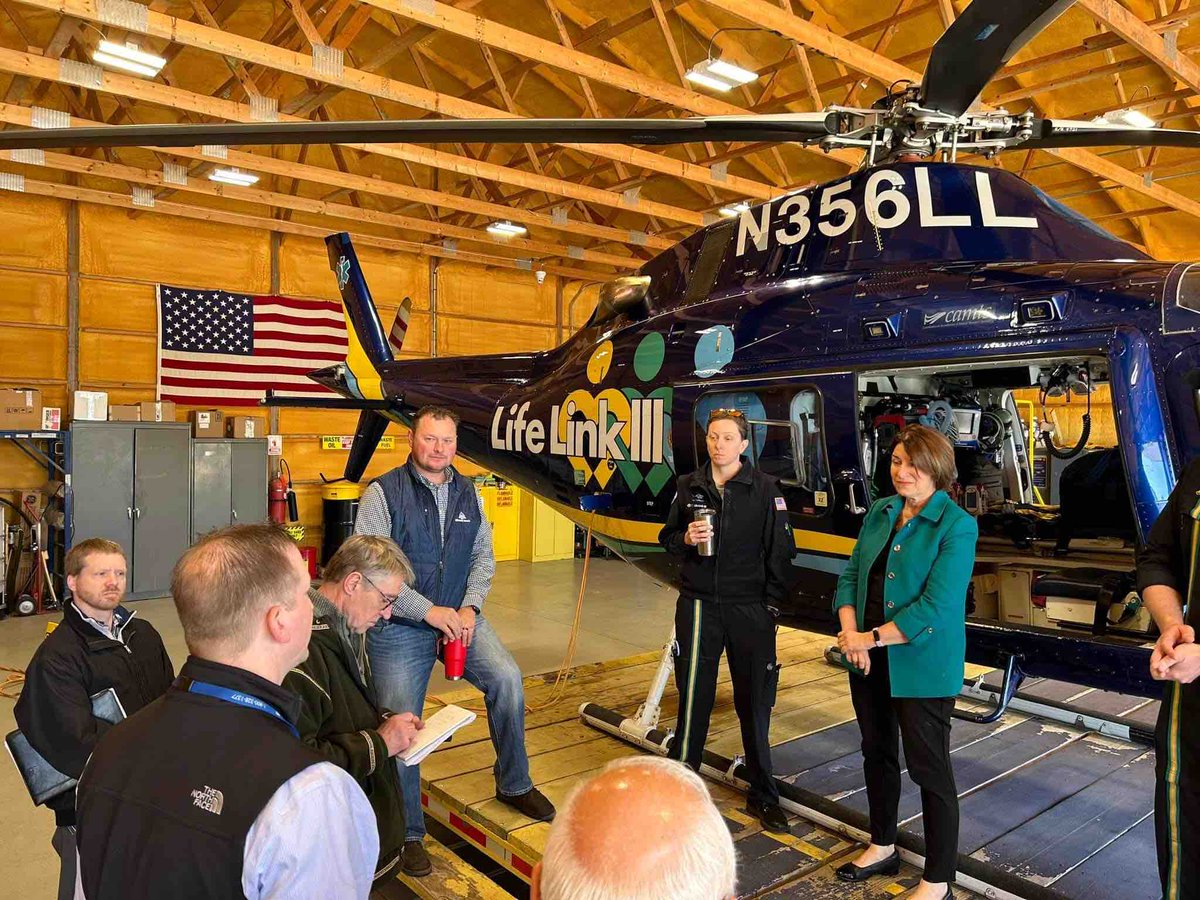 Thank you to Senator Amy Klobuchar for visiting our operations in Willmar today. Senator Klobuchar, along with Senator Tina Smith, secured funding in the fiscal year 2024 Labor, Health, and Human Services budget for Life Link III. To learn more: wctrib.com/news/local/fed…