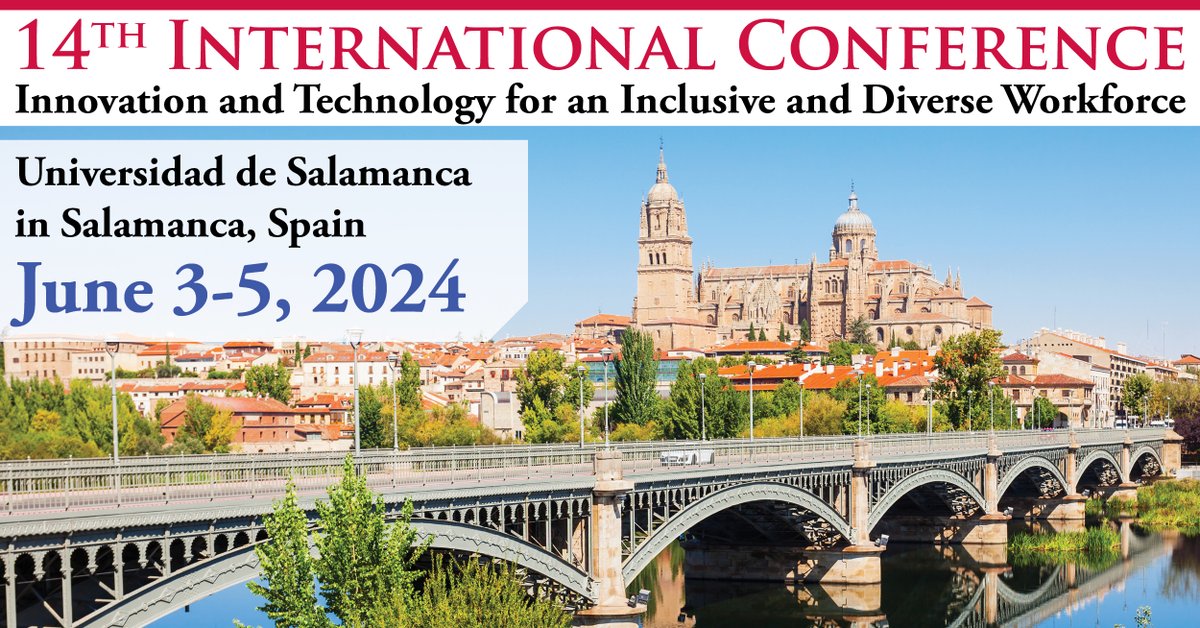 Join us in Salamanca, Spain, for HACU's 14th International Conference. This three-day event, from June 3-5, 2024, will bring together leading experts, scholars, and professionals from around the world. Register today! bit.ly/3x8jn36 #HACU2024