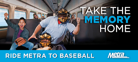 ⚾ 🐻 Catch the train and make your trip to the Chicago Cubs game stress-free 🚆! For more information on how to get there, visit metra.com/baseball.