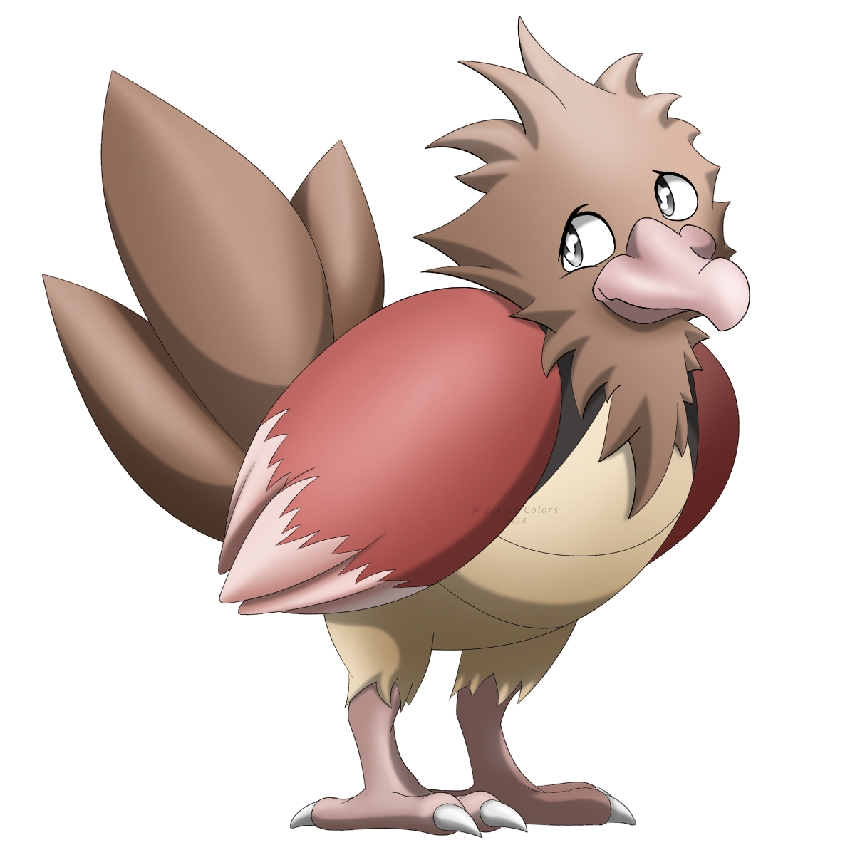 Does this face look like you can trust? #art #pokemonart #pokemon #bird #spearow #fanart