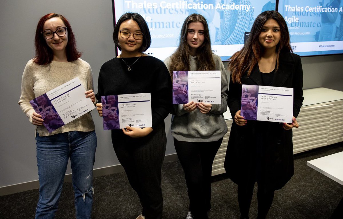 Hey hey, it's #GirlsInICT Day! 🌟 Remember, #STEM & #STEAM is for all. 🚀👩‍💻 If you want to make your mark in the #tech scene, @stemettes is here to support you every step of the way. Visit stemettes.org/young-people/ to learn more about our FREE events & certification academies!