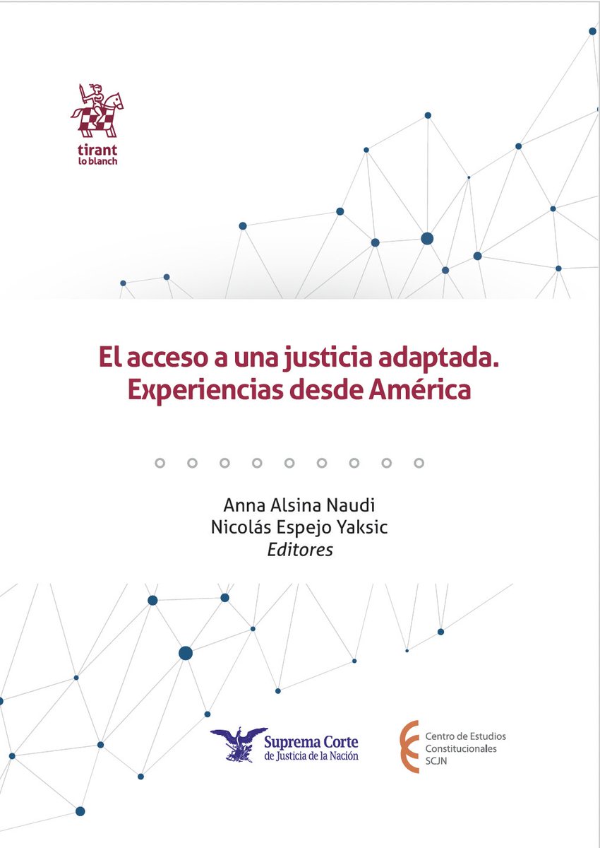 'El acceso a una justicia adaptada. Experiencias desde América' es una obra que explora cómo los sistemas de justicia pueden dar mejor respuesta a las necesidades y derechos de las personas y grupos especialmente vulnerables. Descarga este libro aquí: sitios.scjn.gob.mx/cec/editorial/…