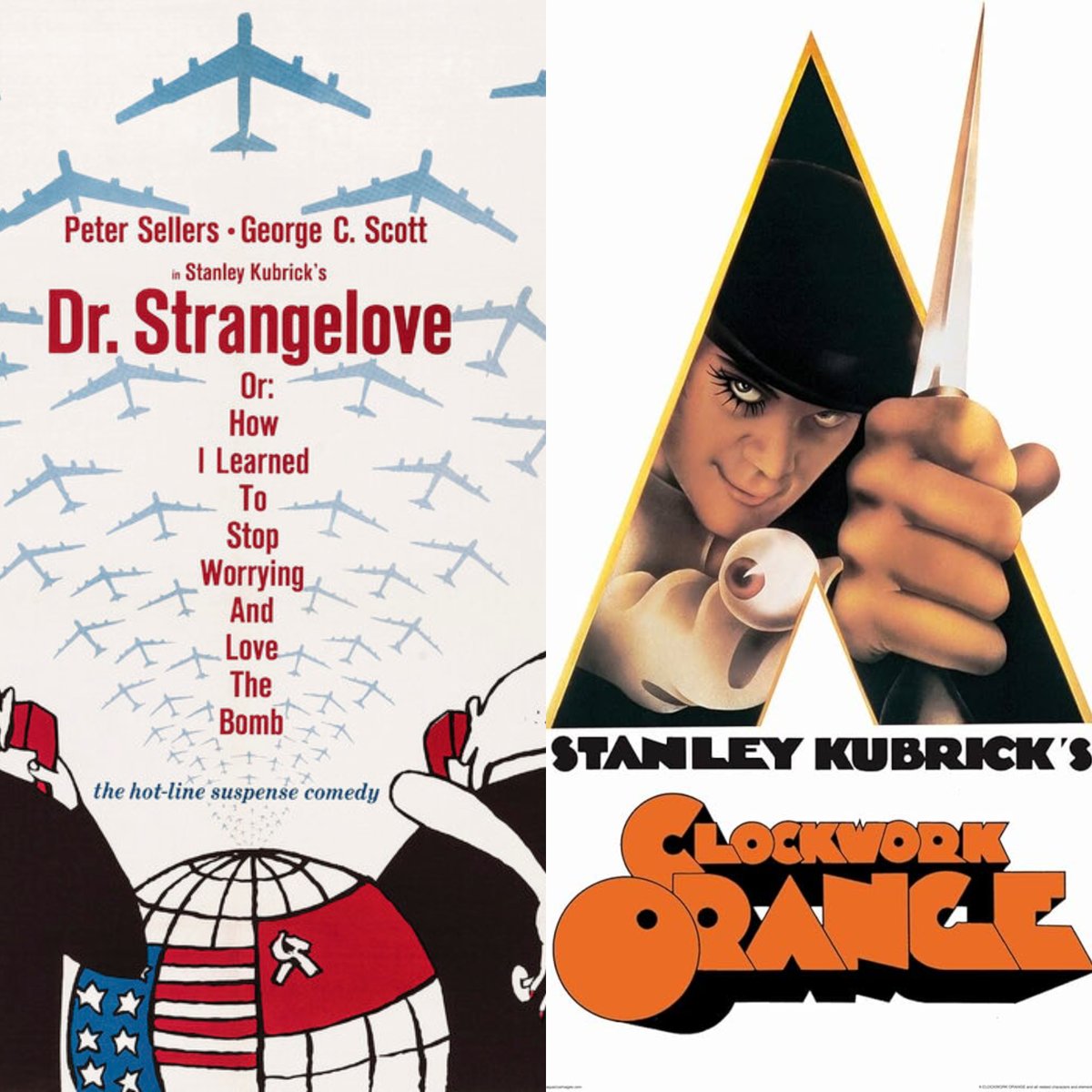 The final screenings of #DrStrangelove & #AClockworkOrange as part of @CineplexMovies's #ClassicFilmSeries are April 26 (Strangelove) & April 28 (Clockwork)! Come see the movies & my on-screen intros for these classic films! Check local listings for a theatre & time near you!