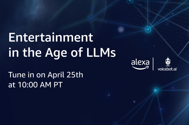 Bret Kinsella (Read Synthedia) (@bretkinsella) on Twitter photo Entertainment in the Age of LLMs is live right now. Join us or register for access to the recording.
Join me and #amazon #alexa's <a href="/EmersonSklar/">Emerson Sklar</a> for a deep dive.
#generativeai
build.amazonalexadev.com/Entertainment-… Entertainment in the Age of LLMs is live right now. Join us or register for access to the recording.
Join me and #amazon #alexa's <a href="/EmersonSklar/">Emerson Sklar</a> for a deep dive.
#generativeai
build.amazonalexadev.com/Entertainment-…