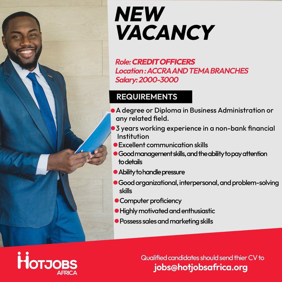 We’re hiring!!

#hotjobsafrica #hiringnow #hiring #hire #jobs #jobvacancy #jobsearch #jobopportunity #ilovemyjob #job #jobsatisfaction #jobalert #jobfair 
#Chokli #PerfectMatchExtra #UPSA Herny Fitz Napo The NDC Asantehene Enokay SSNIT #JohnAndJane2024