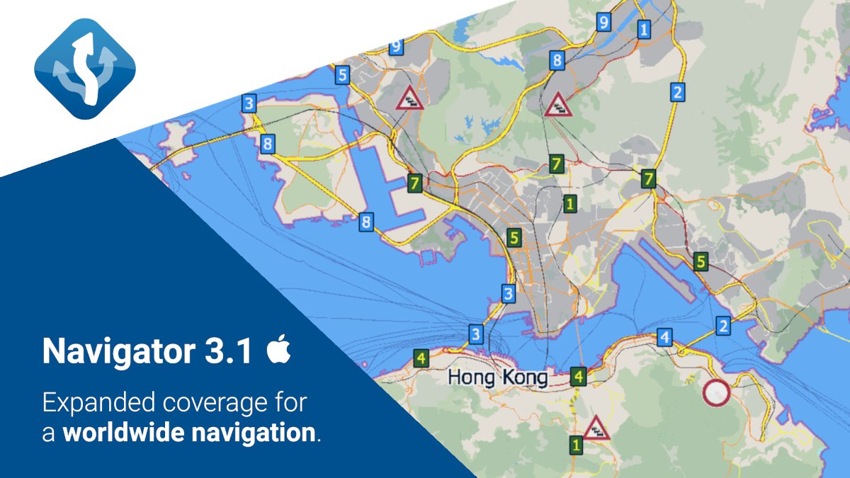 mapfactor's tweet image. We are pleased to announce the release of Navigator for iOS version 3.1, which includes expanded coverage for enhanced worldwide navigation. Enjoy real-time traffic information and professional maps in new territories across Asia, Latin America, and other regions. 
#gpsnavigation