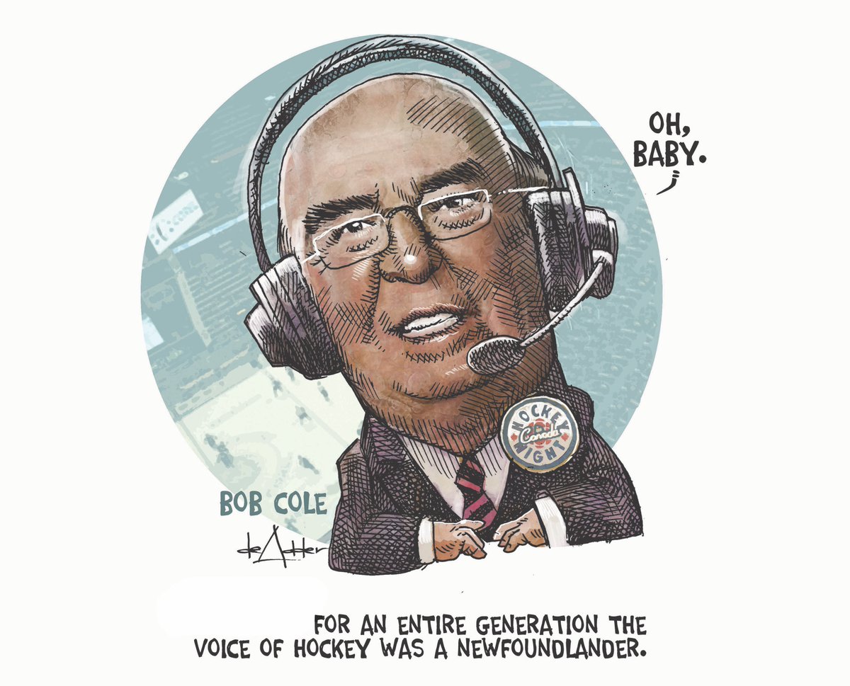 RIP Bob Cole #bobcole #ripbobcole #nhl #voiceofhockey #newfoundland