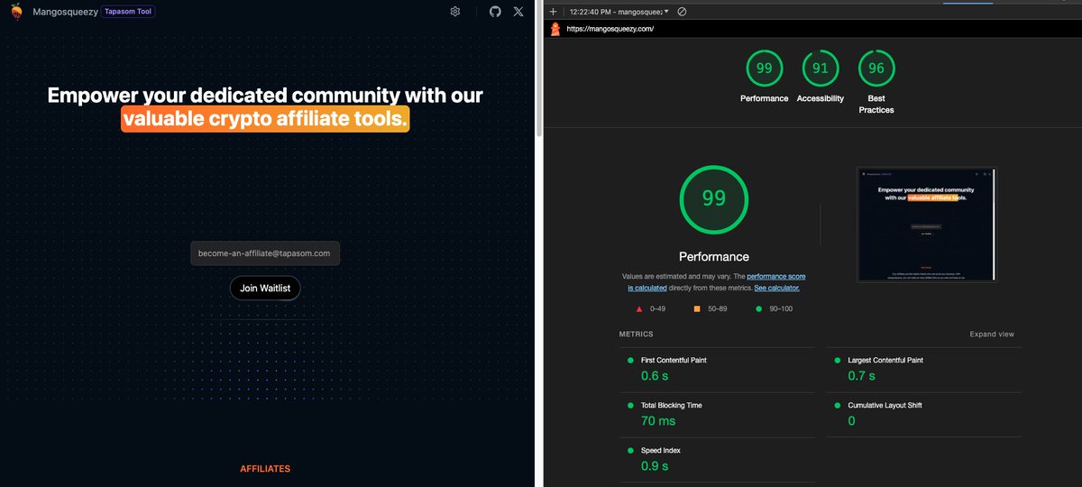 Here is the quick Lighthouse performance report. It's great to see everything in green! 💚

Techstack:
@remix_run
@supabase
@tailwindcss
@shadcn
@aceternitylabs 
@resend @posthog (WIP) 

Note: The entire repository will be open source, inspired by @kiwicopple @peer_rich