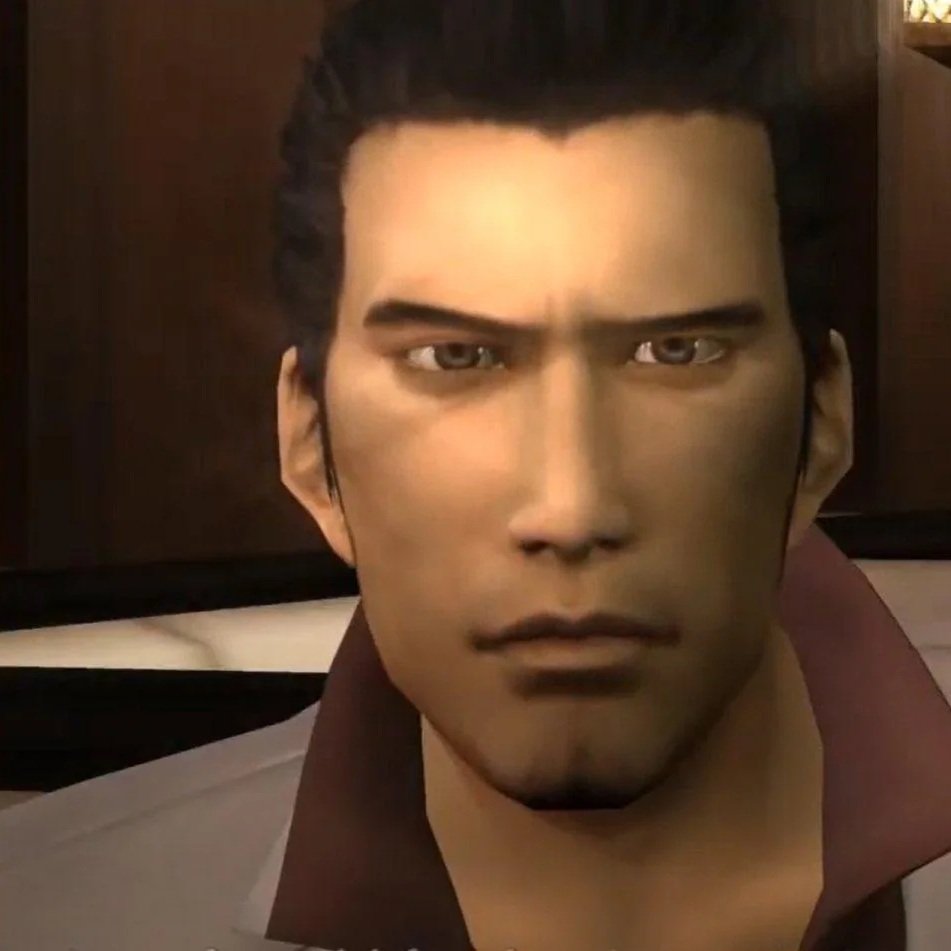 I don't understand why but PS2 Kiryu just looks really fucking funny