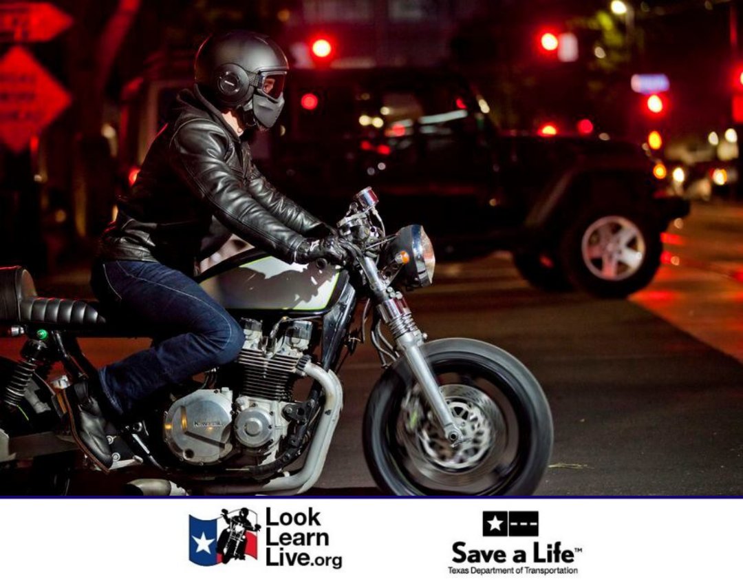 Riding in urban areas can be both stressful and risky. Stay vigilant, anticipate hazards and be proactive. Don’t let complacency compromise your safety on the road. #EndTheStreakTX