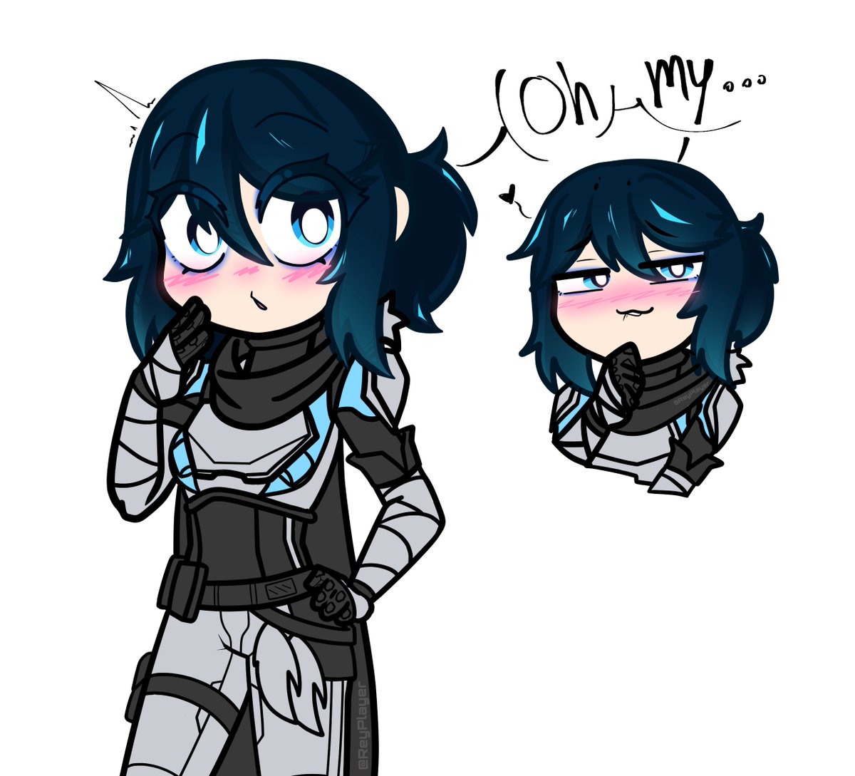 ReyPlayer's tweet image. Idk why i draw this, but