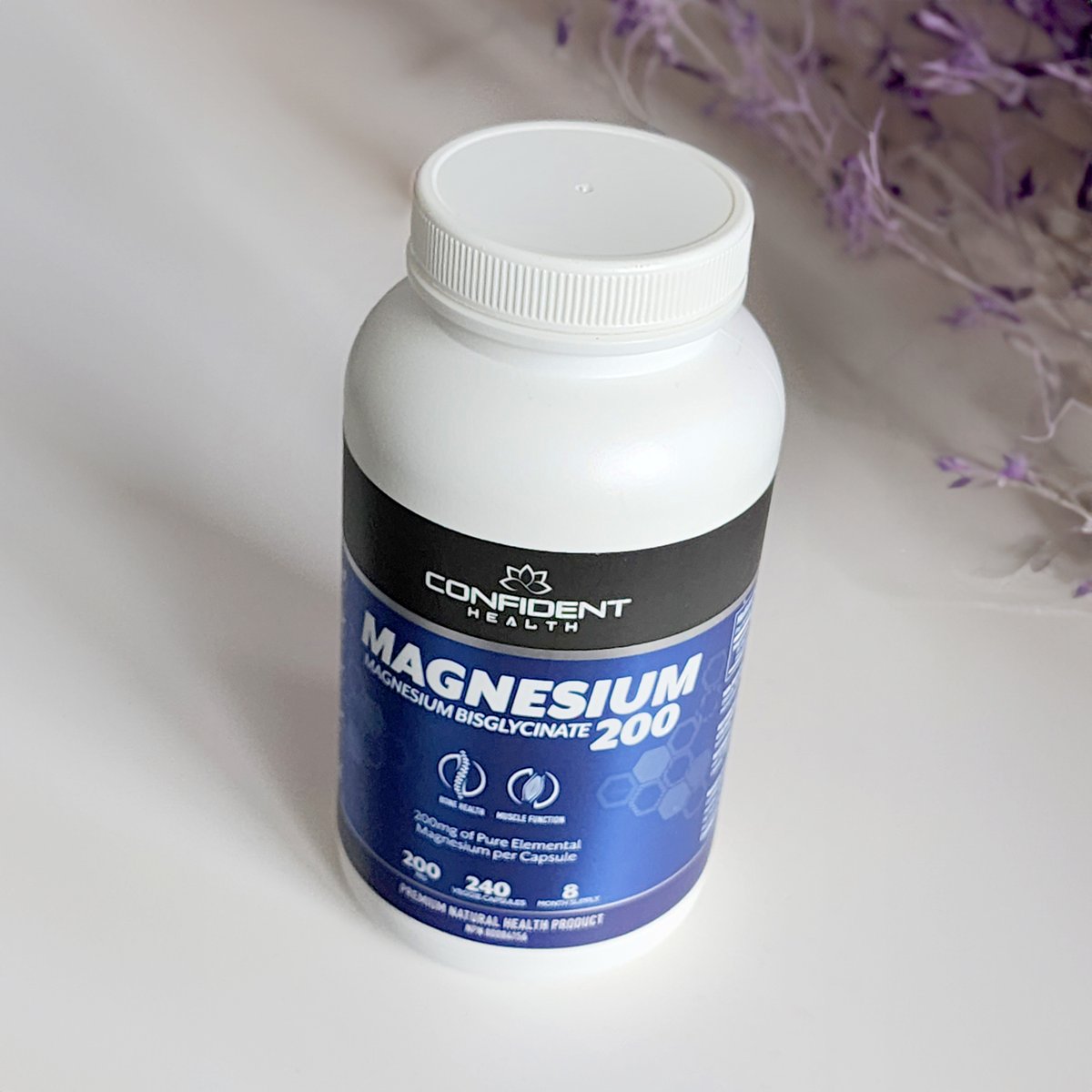 Each capsule of Confident Health Magnesium 200 delivers a potent 200 mg of elemental magnesium! What other magnesium supplement can say the same?

#magnesium #magnesiumbisglycinate #elementalmagnesium #wellness #fitness #dailycare #recovery #bettersleep #sleep #relaxation #relax