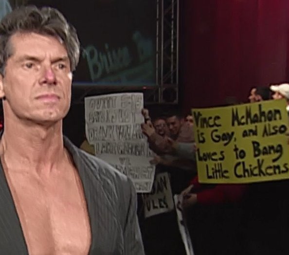 Attitude Era signs were wild 😂