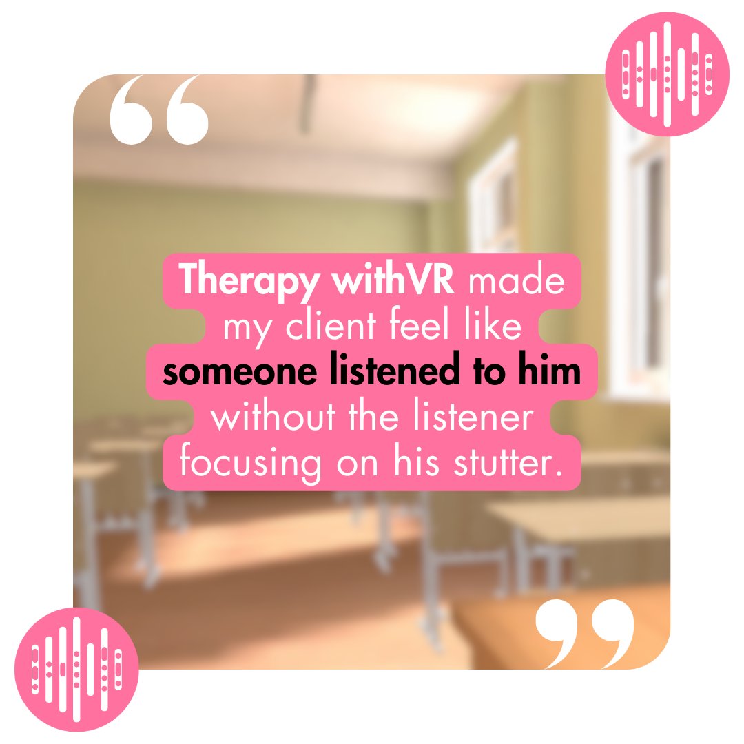 The quotes from users of Therapy withVR have been pouring in recently! It seems like they and their clients LOVE it! Would you like to try Therapy withVR, too? Send us an email at hello@withvr.app and we'll show you around! #slp #slpeeps #slp2be #speechtherapy