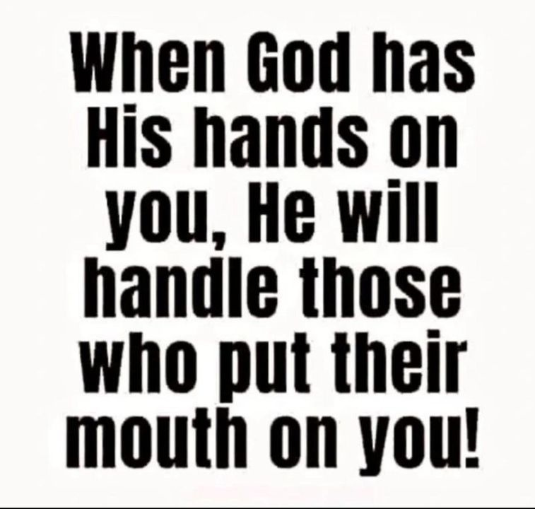 When God has his hands on you ... @pmahtin @brucevh @alicelang2 @daniel26897586 @hildasmission @davidharris707 @therebelpatient @reginahhope @chevarchevar @rockin4jc @alphaa16147110