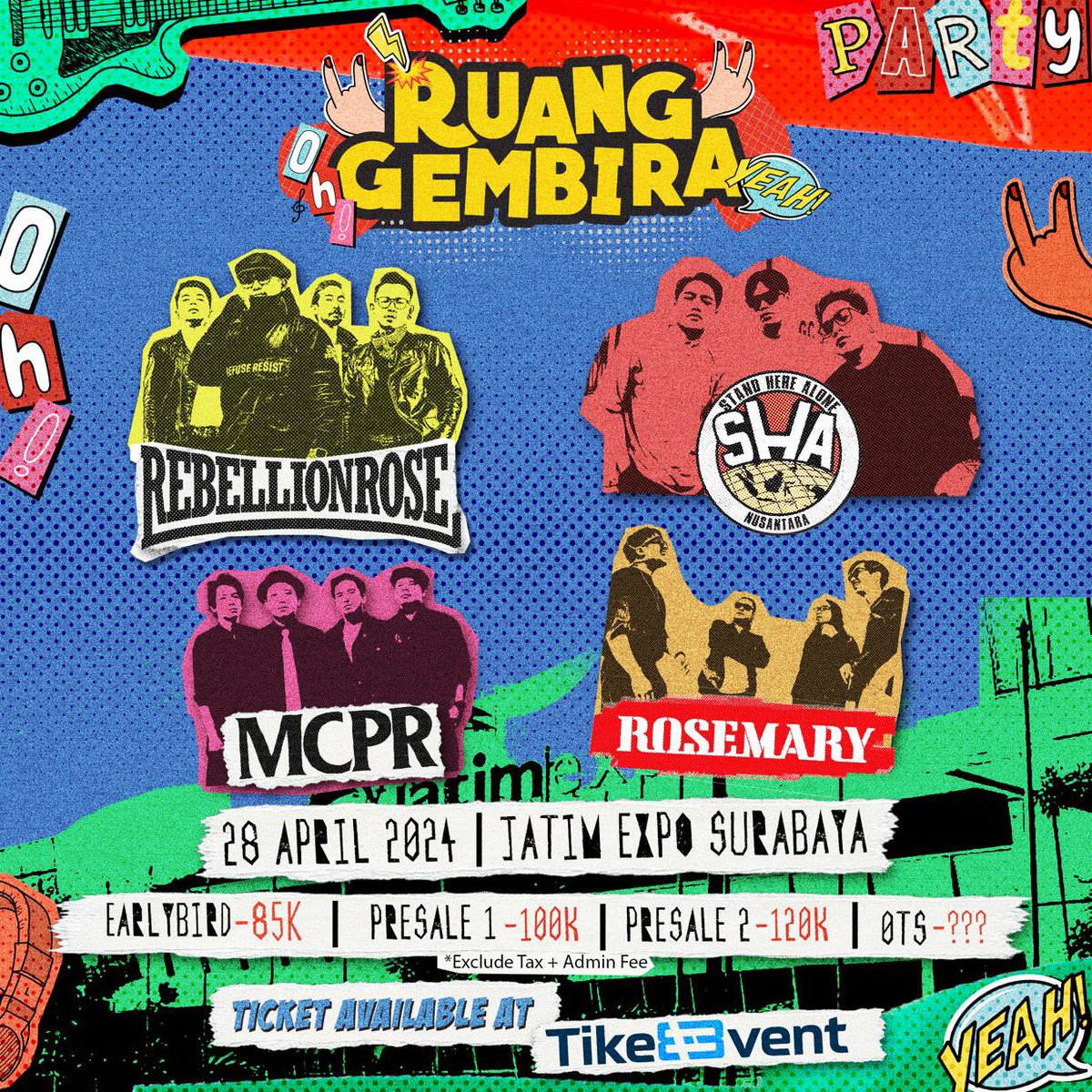 Kembali melibas ke jalur timur 🔥 Minggu ini, menutup bulan april, kita akan bertandang dan #RayakanPertemanan di kota sidoarjo (27/4) dan surabaya (28/4) Tetap jaga bara semangat ini PRIDERS! Sampai jumpa di arena dansa 🍻