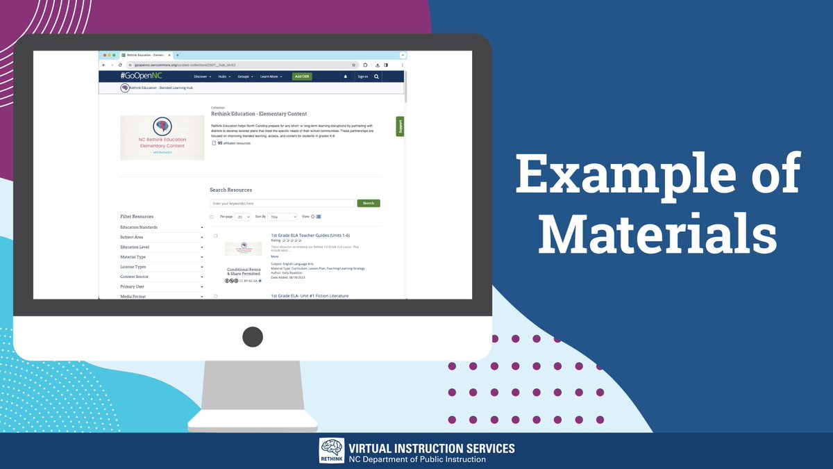 Can you help us improve!? Tag a friend who has used the #NCRethinkEd K-8 blended learning curricular materials and ask them to give us feedback that we'll use to improve! Thank you! unc.az1.qualtrics.com/jfe/form/SV_es…