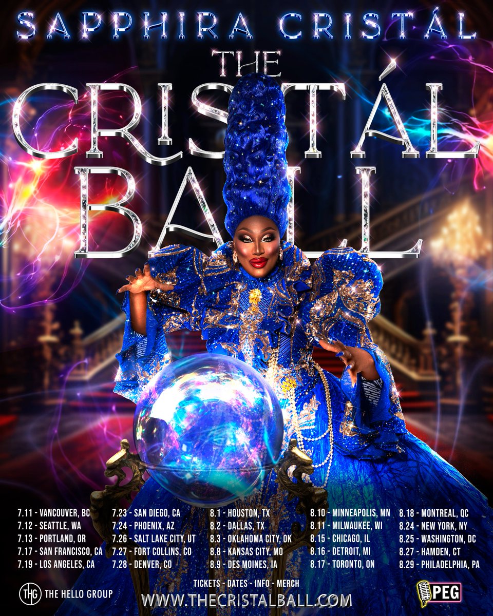 TICKETS ARE NOW AVAILABLE FOR #THECRISTALBALL!!! get yours today: thecristalball.com #SapphiraCristal #CristalBall #TheCristalBallTour