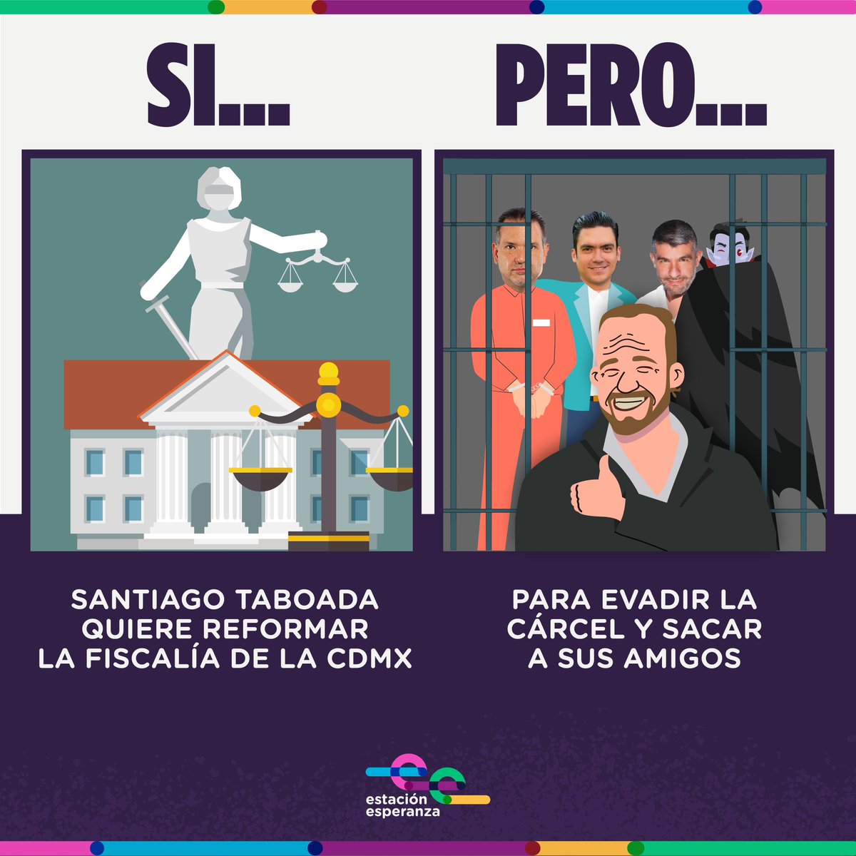 Que todo el mundo se entere que @STaboadaMx quiere la Jefatura de Gobierno para evadir sus cuentas pendientes con la justicia. 

Haz patria y di NO al #CartelInmobiliarioDelPAN.