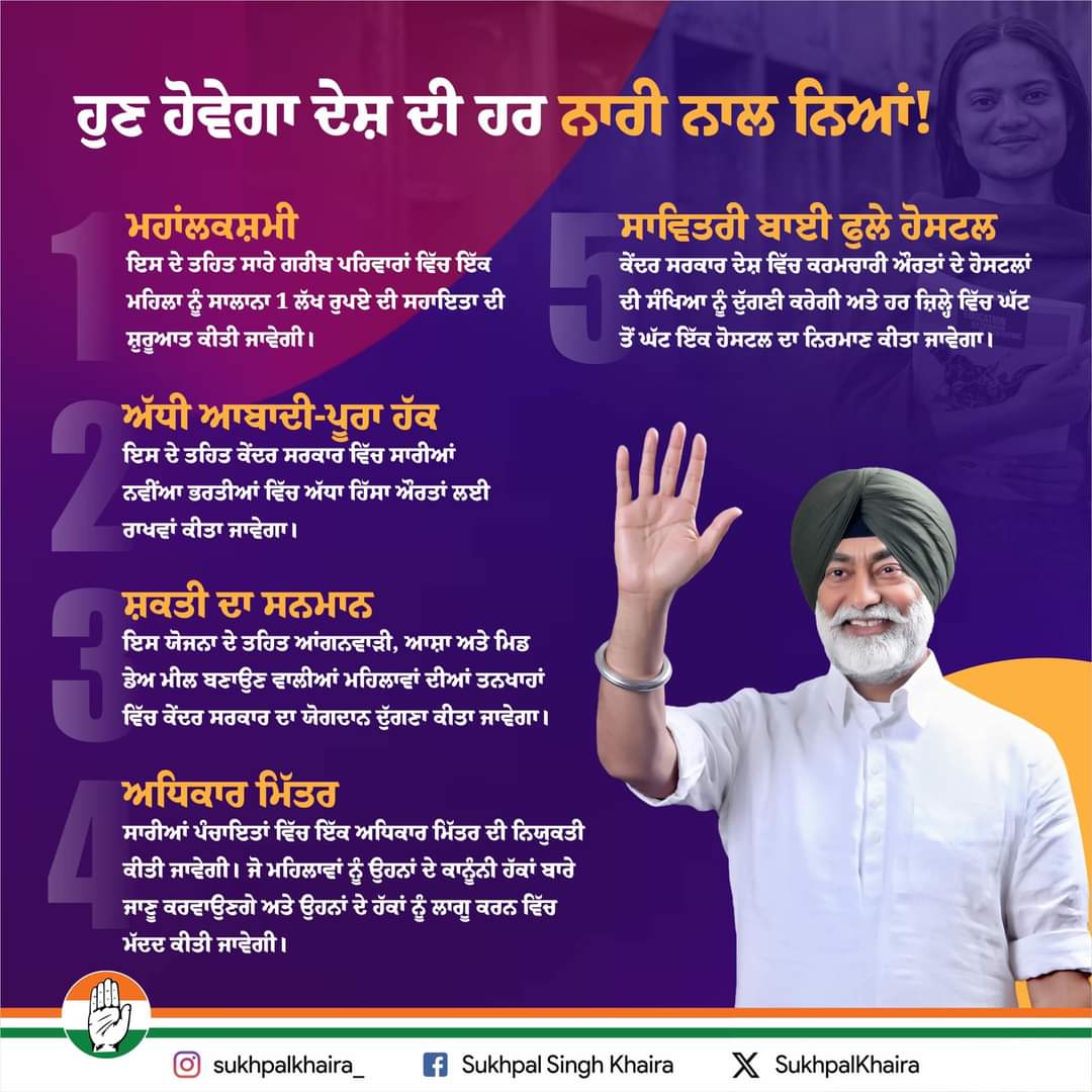 #RahulGandhi
@RahulGandhi
@priyankagandhi
@RajaBrar_INC
 #CongressManifesto
#sukhpalsinghkhaira
@girdharmittalPB
@INCPunjab
@SukhpalKhaira