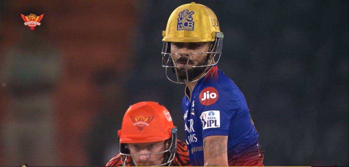 Irfan Pathan in commentary: 🗣️ ' Virat Kohli shouldn't be proud of the way he has played today. 19 in 25 balls after power play. How would you explain that.' #SRHvsRCB