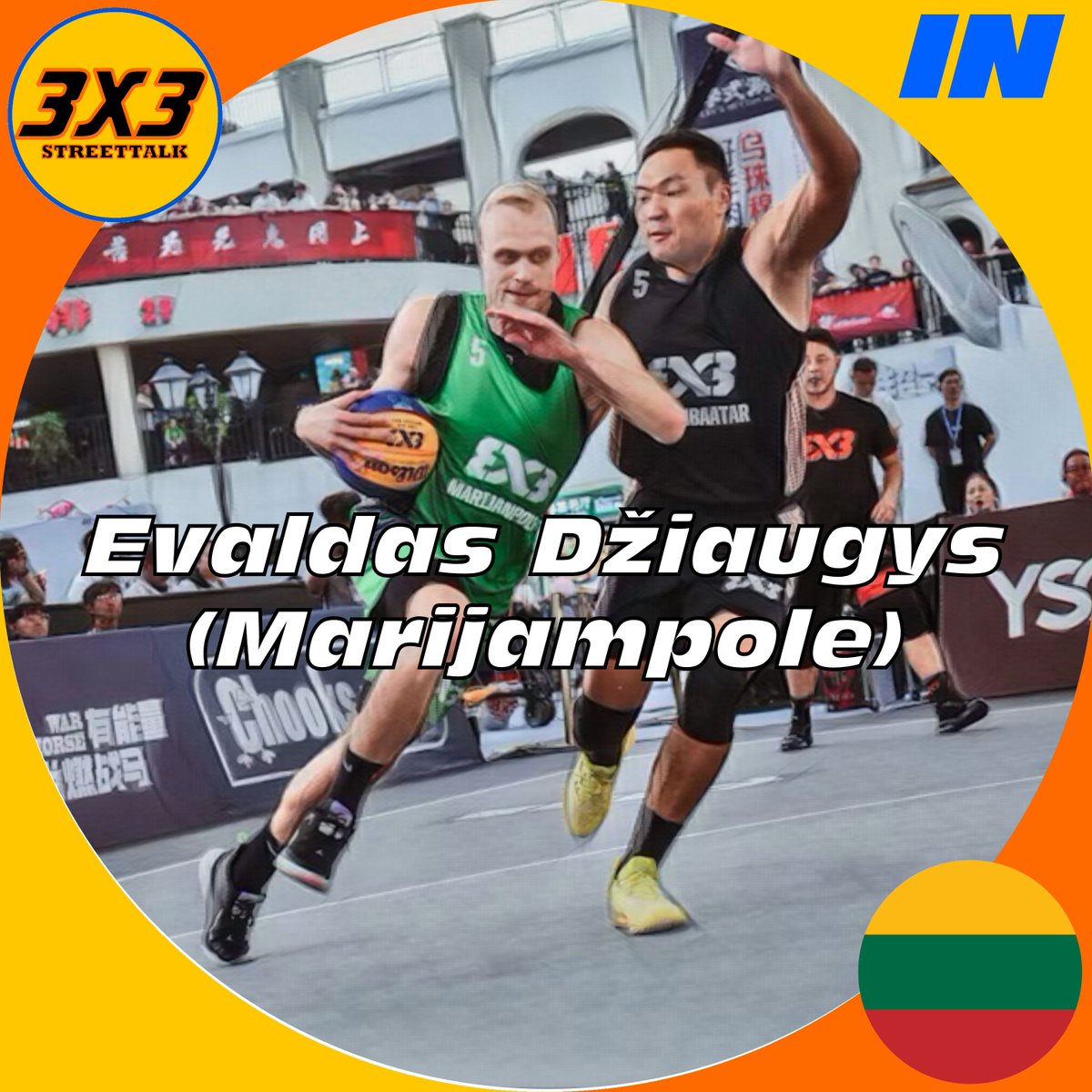 Raudondvaris Hoptrans have changed up treir roster and added Evaldas Džiaugys from Marijampole! #3x3wt #3x3 #3x3basketball #FIBA3x3