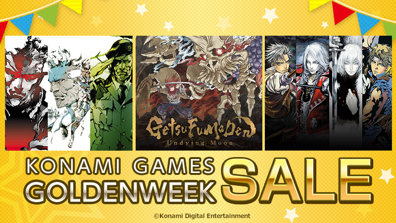 🌟 The KONAMI Golden Week Sale is now live on @Steam! 🌟 Save on #MetalGearSolid🐍 #Castlevania🦇 and other classic titles before the sale ends! 🔗: store.steampowered.com/publisher/Kona…