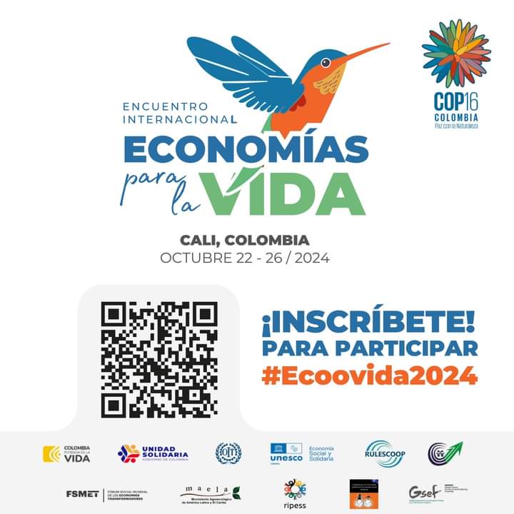 YNAmazonas's tweet photo. #Atención organizaciones de economía popular del #Amazonas, siguen abiertas las inscripciones para el Encuentro Internacional de Economías para la Vida #Ecoovida2024, el evento del año de la economía solidaria, en el marco de la #COP16.
 toda la info en https://t.co/Um6fxge1iw https://t.co/6yLGy4fUgt