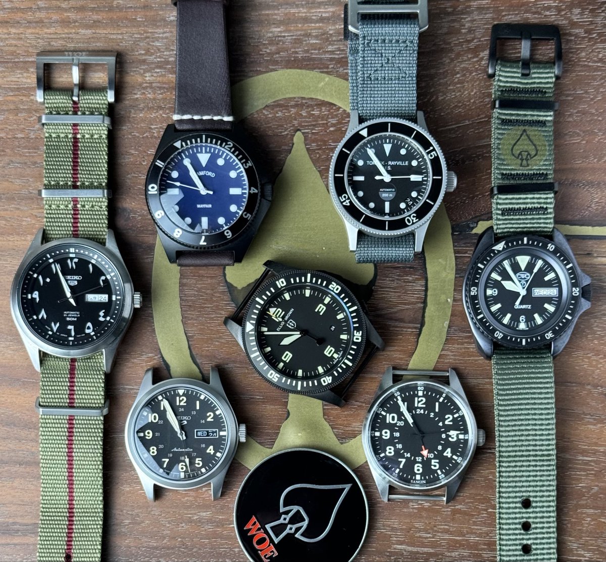 Affordable Tool Watches: At W.O.E., we hope to preserve watch culture in the NatSec community.  I often worry that people will conclude that they need a (Omega/Tudor/Rolex etc) to be a cool guy.  This could not be further from the truth.  

Use your tools,