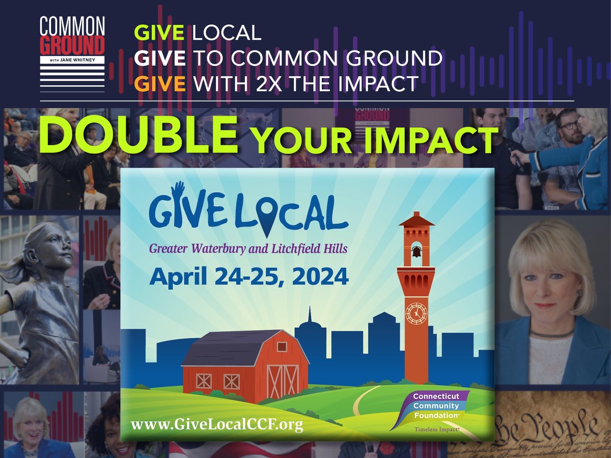 Make your donation to Common Ground go twice as far. Each dollar donated before 7 p.m. tonight will be doubled up to $25,000! $25 donated will earn us $50. $1,000 donated will earn us $2,000. There is no better time to give to Common Ground. Donate here: givelocalccf.org/organizations/…