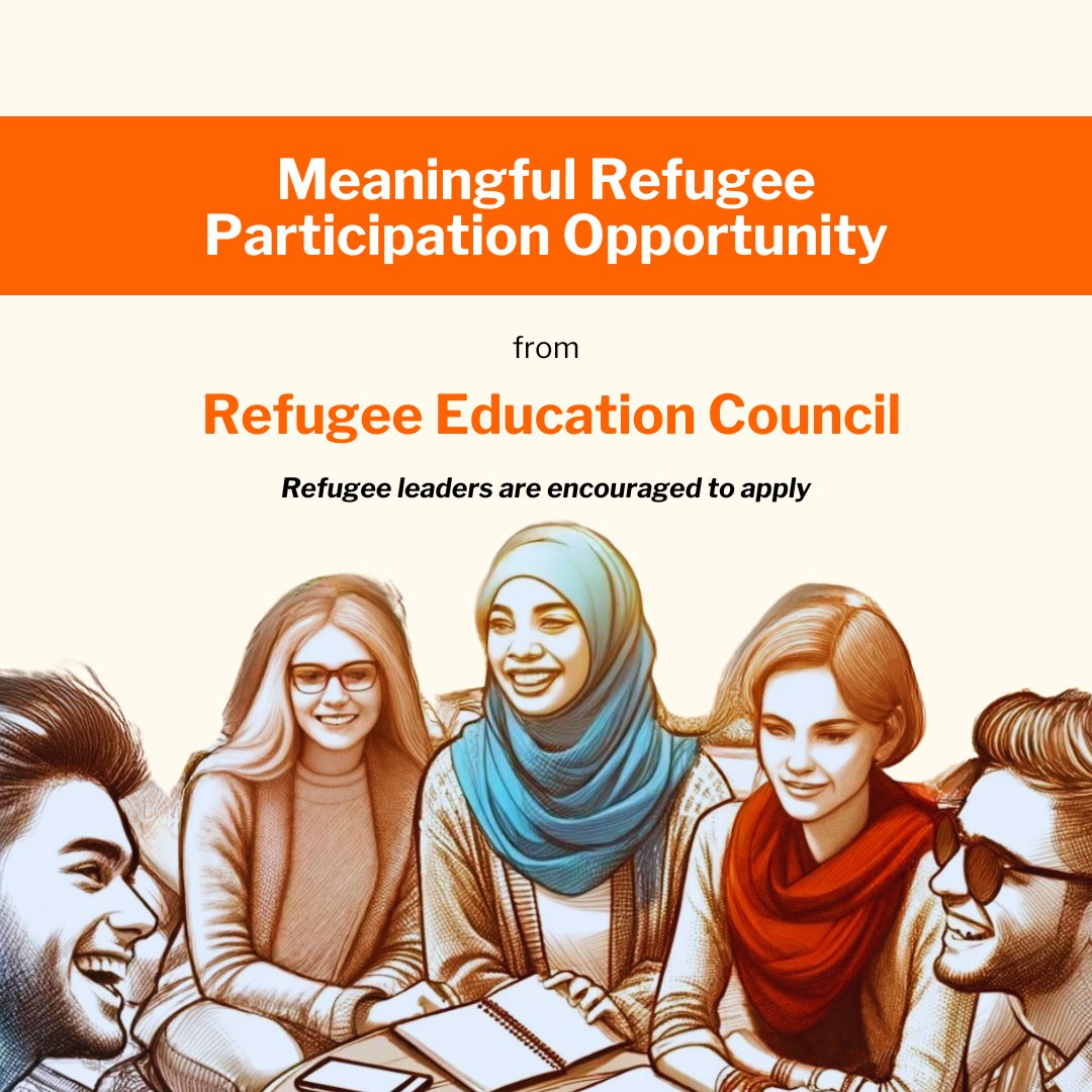 Are you under 30, a refugee, displaced, seeking asylum, or part of a host community? The Refugee Education Council wants you to help shape Canada’s efforts on fostering refugee education globally! You don't need to be in Canada to make a difference!🌟 📝 Review the