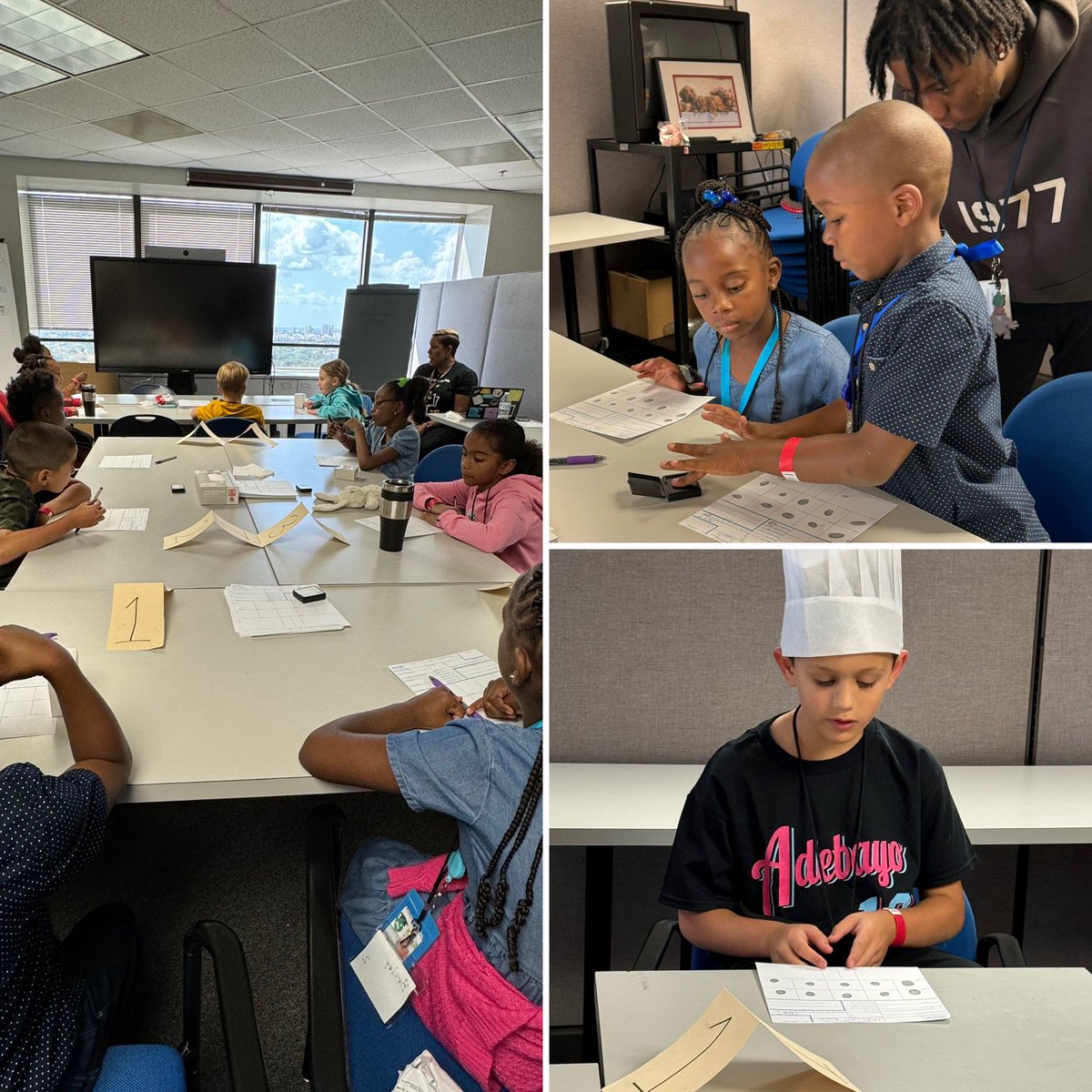 The children of our district staff actively engaged in the career pathways that our department directly supports each day! #takeyourchildtoworkday #Inspire2Aspire #BrowardCTE24