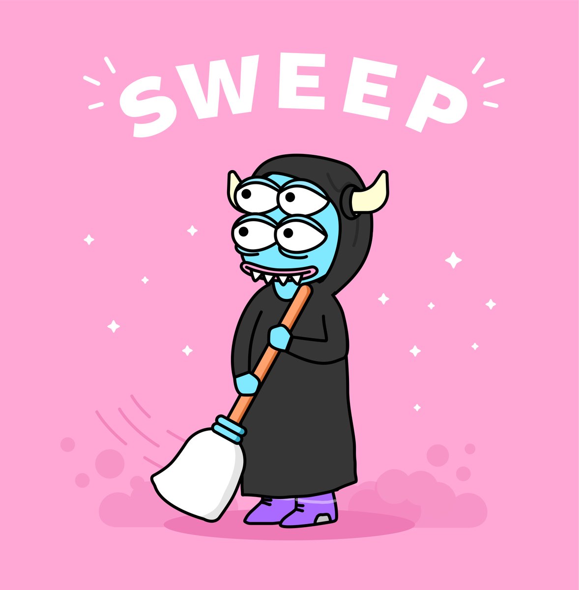 Gm fam 🦖

Sweep time! Rules on our discord ends in 72H 🧹🧹🧹