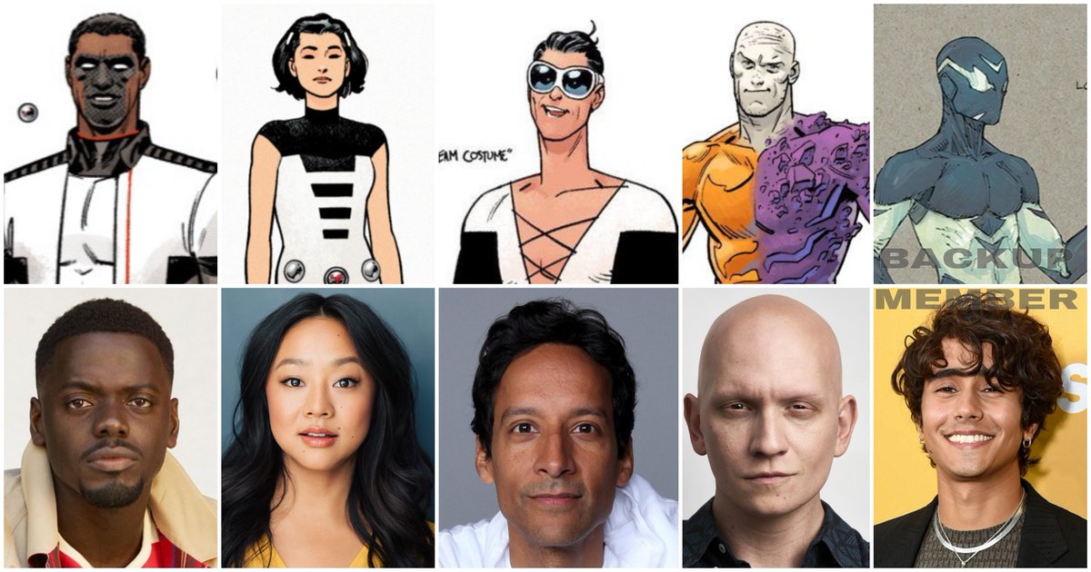 Terrifics cast !
* For my DC drawing board AU not the DCU movies
