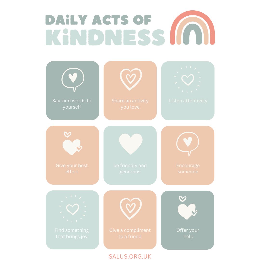 By extending kindness to others, we create a supportive and uplifting community while practising self-kindness, which enhances our resilience, self-esteem, and overall mental health.