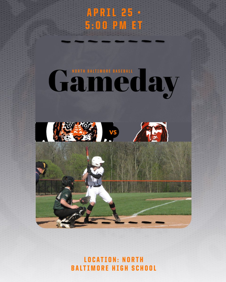 WhoWeBaseball's tweet image. 🚨🚨🚨🚨🚨🚨
The Tigers pick up a mid week game to host the Arcadia Redskins tonight at 5pm! #JoinTheHunt @NBTigersAD