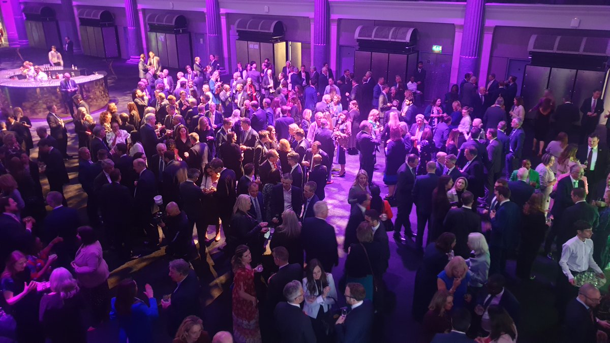 Excitement is building as guests network before tonight’s CBI National Business Dinner in the City of London. #CBIDINNER24