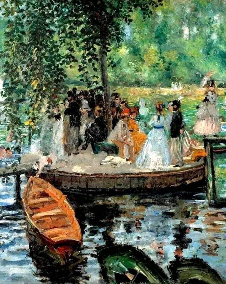 The Pond 1869.
 Pierre Auguste Renoir. 
Museo Nacional de Suecia. Estocolmo