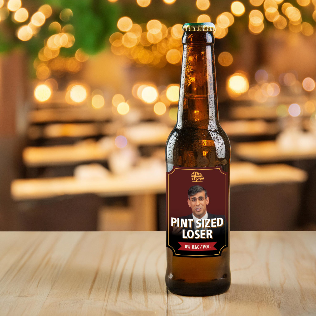 Somebody should make a beer called Pint Sized Loser #PintSizedLoser #RishiSunak