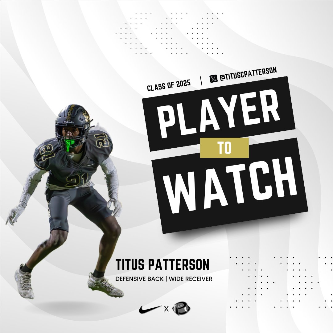 College coaches - be sure to check out <a href="/TitusCPatterson/">Titus Patterson</a> this spring 👀
hudl.com/profile/179113…