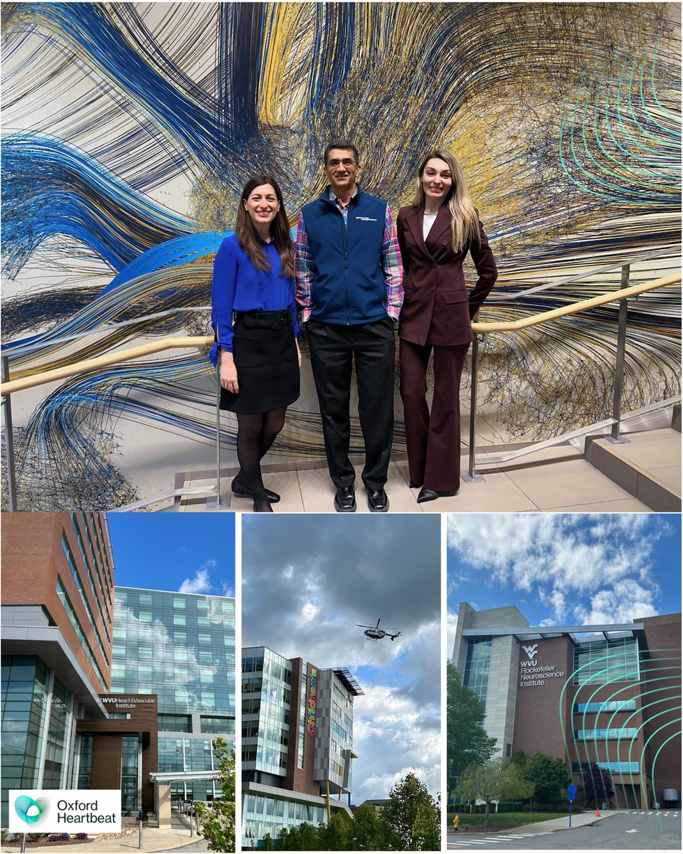 Oxford Heartbeat 🇺🇦 (@oxfordheartbeat) on Twitter photo Last stop of #OxHB US tour - West Virginia🇺🇸
🙏Prof <a href="/Ansaar_Rai/">ANSAAR RAI</a> & team for the warm welcome! Great to learn about <a href="/WVURNI/">WVU Rockefeller Neuroscience Institute</a>'s groundbreaking work🚀
Prof Rai is author of 2023 JNIS paper on PreSize, so naturally lots of discussion on clinical evidence🧠
jnis.bmj.com/content/early/… Last stop of #OxHB US tour - West Virginia🇺🇸
🙏Prof <a href="/Ansaar_Rai/">ANSAAR RAI</a> & team for the warm welcome! Great to learn about <a href="/WVURNI/">WVU Rockefeller Neuroscience Institute</a>'s groundbreaking work🚀
Prof Rai is author of 2023 JNIS paper on PreSize, so naturally lots of discussion on clinical evidence🧠
jnis.bmj.com/content/early/…