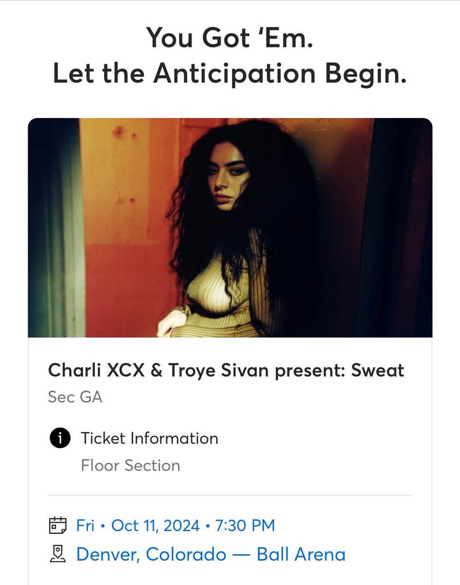 ohgodBailey's tweet photo. Ngl I fear GA for this one 😳 but we are re-entering our concert era this fall 🤩 https://t.co/Rkq7zbY1U3