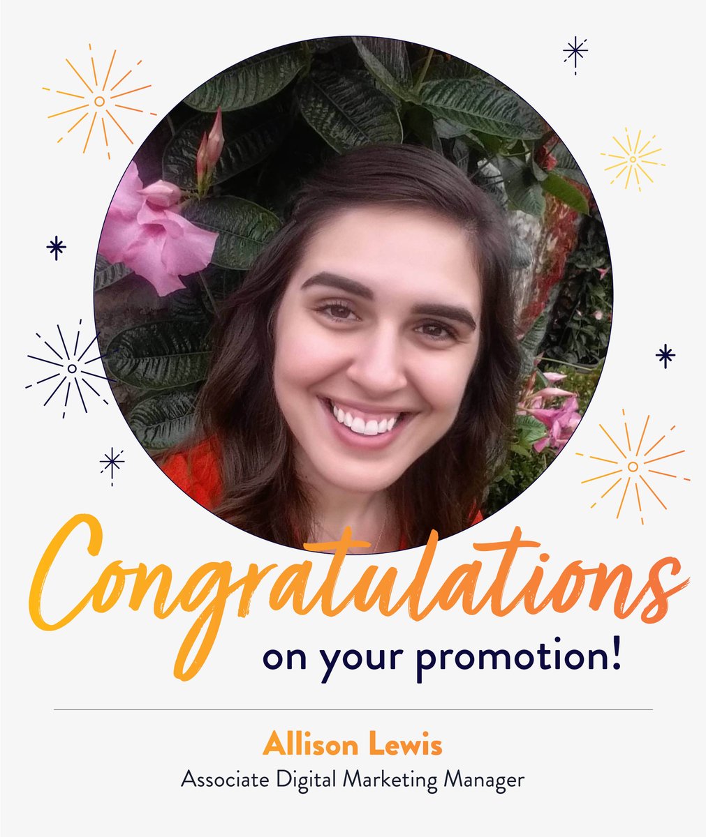 🌟 We're so excited to share Allison Lewis’ promotion to Associate Digital Marketing Manager! 📚Since joining Sourcebooks she's elevated online awareness marketing, built a discoverability program across imprints, and more- all while embracing our core values. Congrats, Allison!