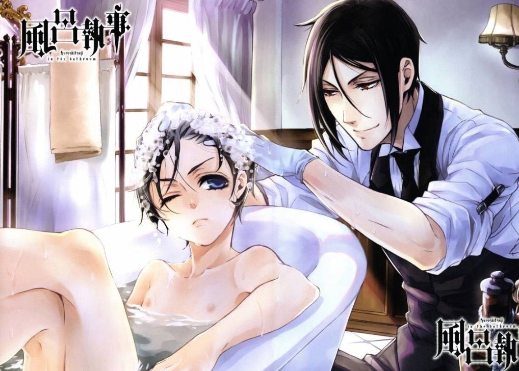 You cant tell me that they haven’t fucked before like look at this official art #sebaciel #kuroshitsuji #blackbutler