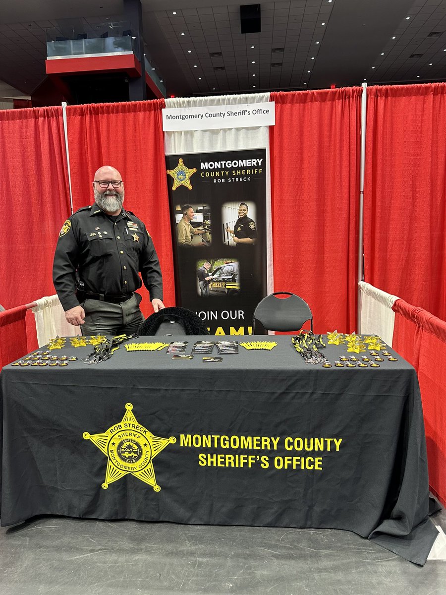 Detective Ridgeway will be at the Montgomery County Spring career fair until 4:00pm today. If you will be here, be sure to stop on our booth to learn a little bit about MCSO! #JoinOurTeam