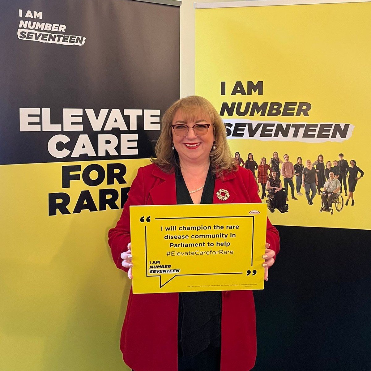 1 in 17 people in the UK will be affected by a rare disease at some point in their lives, which is why I'm proud to support the #IAmNumber17 campaign.

We must #ElevateCareForRare, to ensure that the 1 in 17 get the care and support they need.