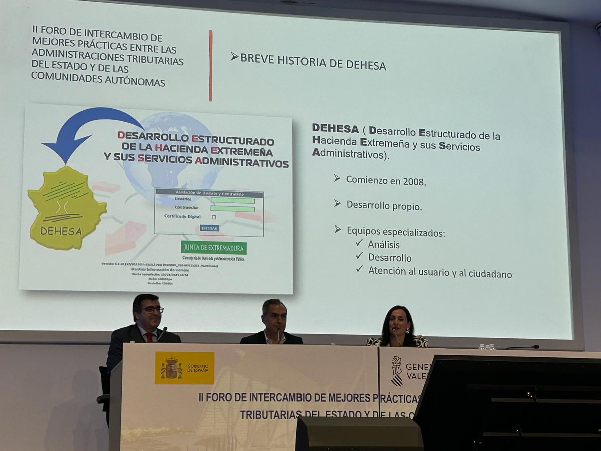 La Jefa de Automatización Tributaria, Rosi Morcillo, presenta una brillante ponencia titulada ‘Experiencia de Extremadura en la integración con el HUB de interoperabilidad del TEAC’ en II Foro de Intercambio de Mejores Prácticas entre las Administraciones Tributarias del Estado.