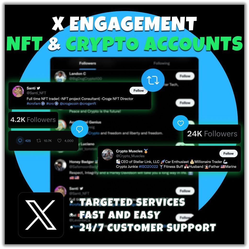 Take your NFT & Crypto project to the next level🚀 Our partner SocialBoost is one of the best promotors in the Web3 space. They boost your project instantly with followers, likes, retweets, comments. They are the only agency that offers automatic engagement!🤩 Check out their…