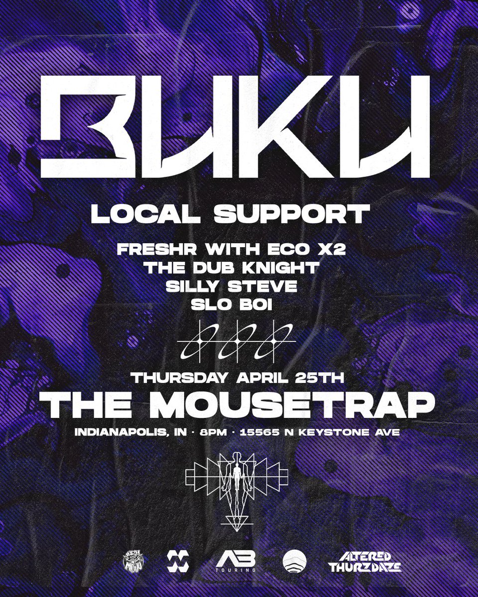 Catch me at @TheMousetrap tonight doin’ Dub Knight thangs from 10 - 11 PM for Altered Thurzdaze w/ @bukudatdude !!! The whole lineup is ⛽️ and I’ve packed my utility belt with an arsenal of new music that I can’t wait to drop on y’all! 

Cc: @indymojo @midwestshows