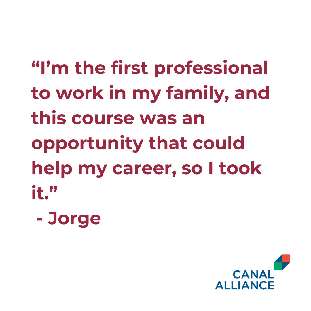 Every professional was once a beginner. Support our spring programs to kickstart careers. Your generosity made Jorge's dream real—imagine what we can do together! Help us build dreams: bit.ly/446W9Hh